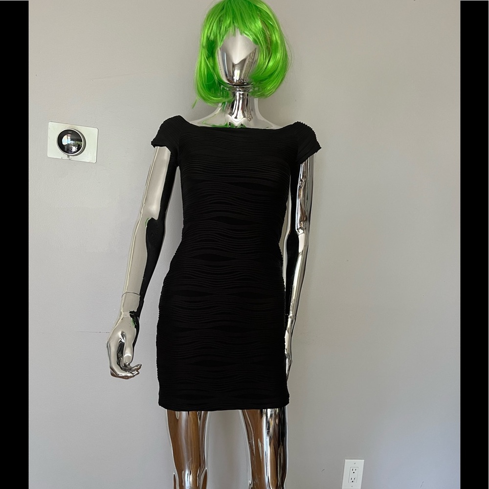 Wet seal black body-con dress